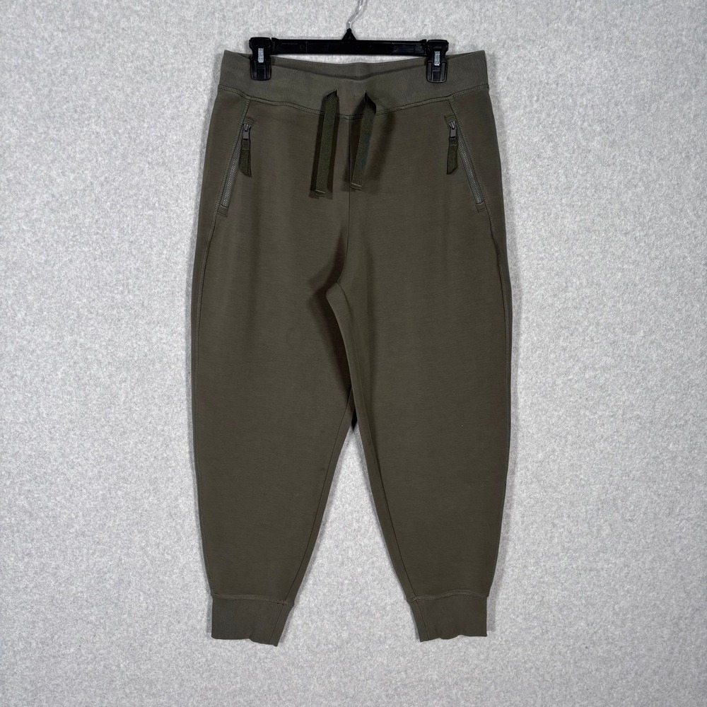 Kirkland‎ Signature Ladies Active Jogger Pants Large Olive Army Lounge Comfy